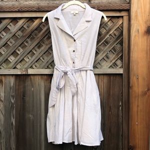 ADORABLE COLLARED DRESS WITH POCKETS